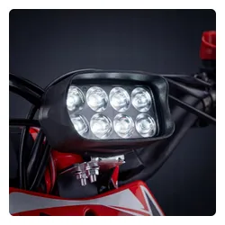 Motor cross spalinowy dla dzieci 49CC swiatła e-start 35km/h motocykl mini