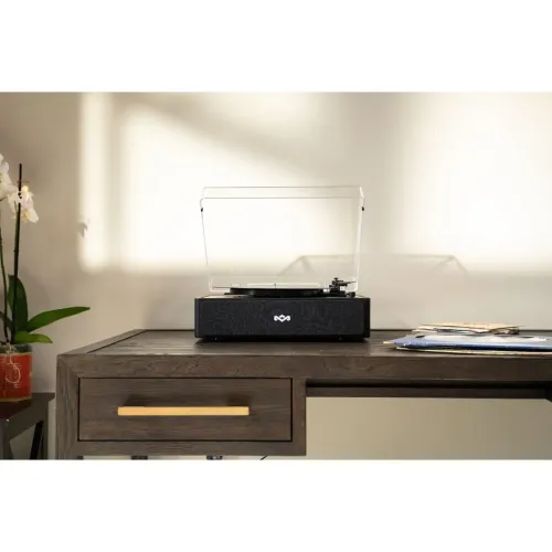 Gramofon House of Marley Rise Up Turntable (EM-JT400-SB) Manualny Napęd paskowy Przedwzmacniacz Bluetooth Wbudowane głośniki
