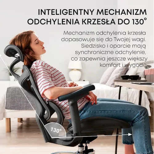 Fotel SIHOO Doro C300L Czarny