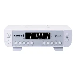 Radiobudzik Lenco KCR-100 (biały)