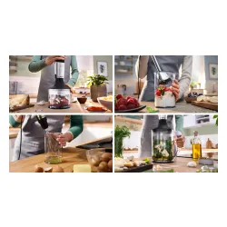 Blender Bosch ErgoMaster Serie 6 MSM6M852 1200W Rozdrabniacz Końcówka do ubijania