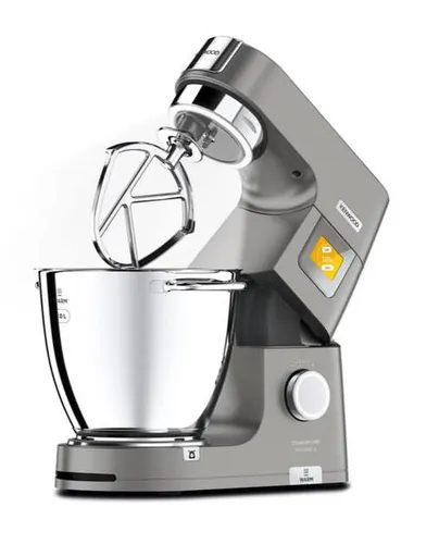 Планетарный робот Kenwood Titanium Chef Patissier XL KWL90.124SI, 1400 Вт, насадка для нарезки кубиками, кувшин-блендер