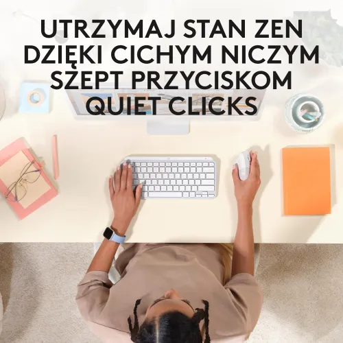 Myszka Logitech Lift dla Mac - biały