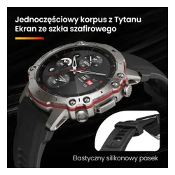 Smartwatch AMAZFIT Falcon Tytanowy