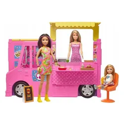 Lalka Barbie Foodtruck z lalkami GWJ58