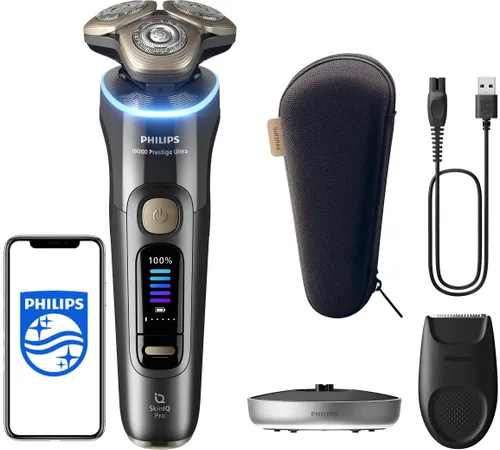 Golarka PHILIPS Seria i9000 Prestige Ultra SkinIQ Pro XP9402/11 Na mokro i sucho