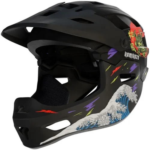 Kask KAMIKAZE Ronin Czarny Full Face (rozmiar M)