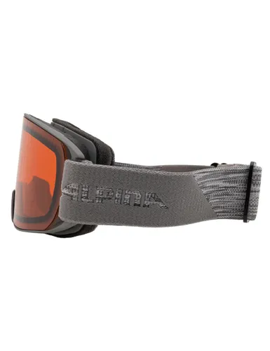 Gogle snowboardowe ALPINA NAKISKA grey/doubleflex hicon - 