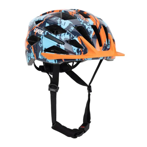 Kask rowerowy dziecięcy UVEX Air Wing 2 papaya/bubble blue