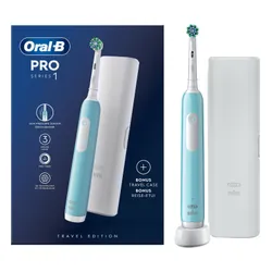 Szczoteczka rotacyjna ORAL-B Pro 1 Niebieski + Etui