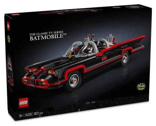 LEGO Batman 76328 Klasyczny serial telewizyjny Batman- Batmobil