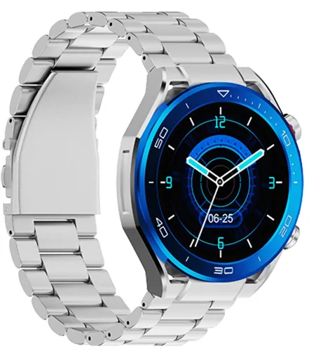 Smartwatch IMIKI Xplorer Oyster Srebrno-niebieski
