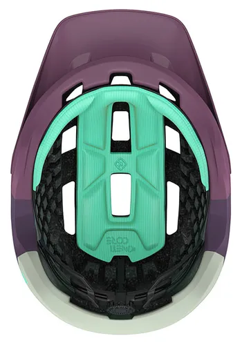 Kask rowerowy LAZER Coyote KinetiCore Fioletowy mat MTB (rozmiar S)