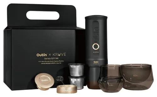 OutIn Nano x Kruve zestaw prezentowy czarno/złoty