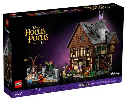 LEGO Ideas 21341 Disney Hokus Pokus: Chata sióstr Sanderson