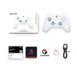 Pad GameSir HRG7106 T4 Cyclone do PC Nintendo Switch iOS Android Bezprzewodowy/Przewodowy Biały