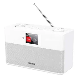 Radioodbiornik Kenwood CR-ST100S-W Radio FM DAB+ Internetowe Bluetooth Biały