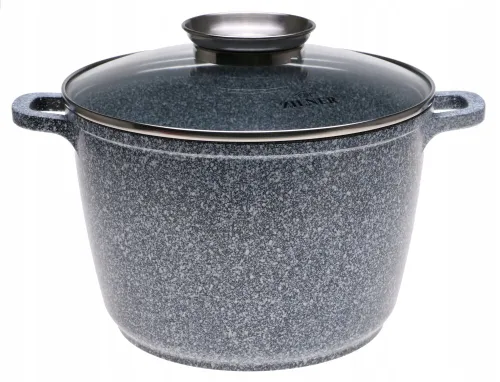 Garnek ceramiczny marmurowy kociołek głęboki wysoki 14l 32cm 9013