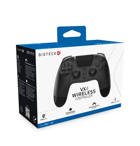 Gioteck vx4 Wireless Pad для PS4, ПК-беспроводной-черный