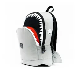 Школьный рюкзак Pick &amp; Pack Shark Shape M-grey