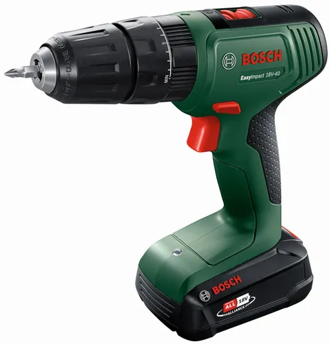 Wiertarko-wkrętarka udarowa BOSCH EasyImpact 18V-40 Zestaw