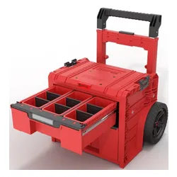 Skrzynka narzędziowa QBRICK System PRO Cart 2.0 Plus Drawer 2 Red Ultra HD Custom