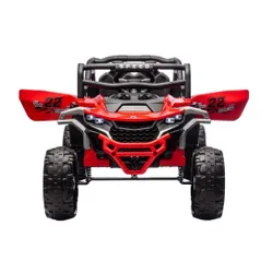 Samochód Na Akumulator M1 4X4 Światła LED Eva Pilot Skóra MP3 Bluetooth