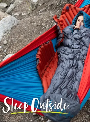 Mata do hamaka Klymit Insulated Hammock V Sleeping Pad - red