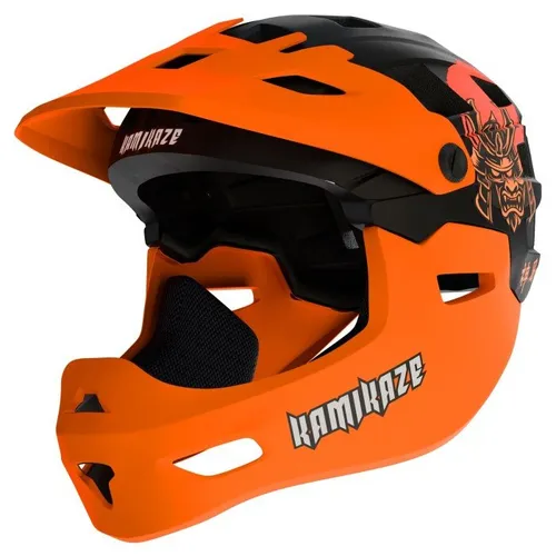 Kask KAMIKAZE Ronin Pomarańczowy Full Face (rozmiar M)