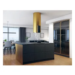Okap VDB MAH ISLA GLASS H2H Złoty