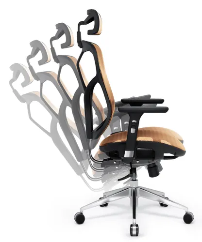Fotel DIABLO CHAIRS V-Basic Czarno-pomarańczowy