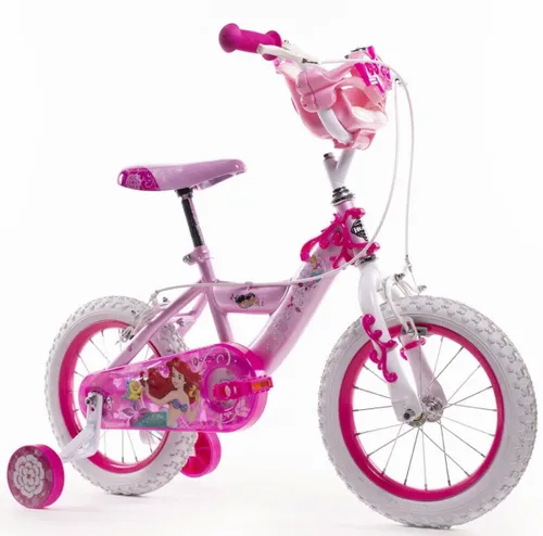 Rower dziecięcy HUFFY Disney Princess 14 cali dla dziewczynki Różowy