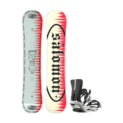 Zestaw snowboardowy Salomon Sleepwalker Grom Wide + Salomon Rhythm Jr S - Długość (cm) - 145