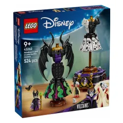 LEGO Klocki Disney 43262 Suknie Diaboliny i Cruelli De Mon