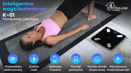 Waga łazienkowa EXTRALINK Plus+