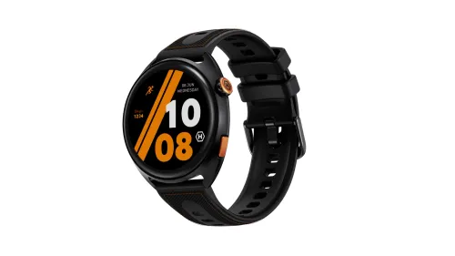 Smartwatch HAMMER Ventus Pro Czarny + Pasek Czarno-Pomarańczowy