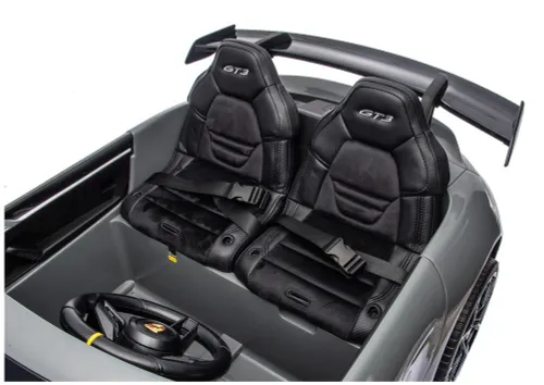 Samochód Na Akumulator Dla 2 Dzieci Porsche 911 Gt3 24V Eva 2 Ciche Silniki