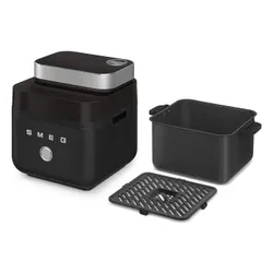 Air Fryer Frytkownica beztłuszczowa SMEG AFC01BLMEU 7l z okienkiem do obserwacji postępów gotowania