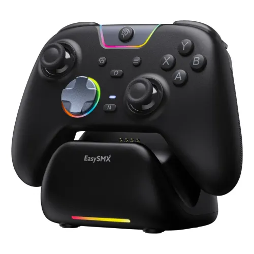 Pad EasySMX X05Pro do Nintendo Switch, PC Bezprzewodowy Czarny + Stacja dokująca