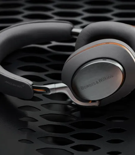 Słuchawki bezprzewodowe Bowers & Wilkins Px8 McLaren Edition Nauszne Bluetooth 5.2 Szaro-pomarańczowy