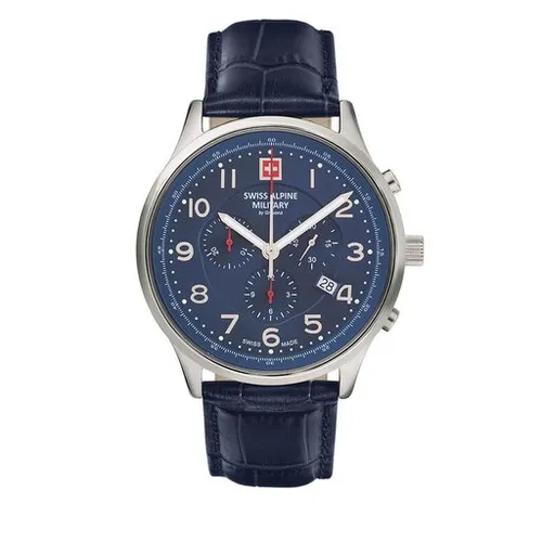 Часы Swiss Alpine Military 7084.9535 Blue / Silver / Blue