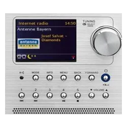 Radioodbiornik Sangean REVERY R5 WFR-70 Radio FM DAB+ Internetowe Srebrny