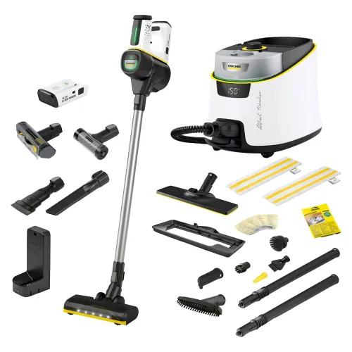 Odkurzacz KARCHER VC 7 Signature Line 1.198-750.0 Ekskluzywna seria + Parownica KARCHER SC 5 Deluxe Signature Line 1.513-491.0 Ekskluzywna seria