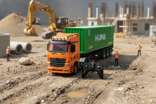 Ciężarówka zdalnie sterowana TIR z naczepą COIL na pilota