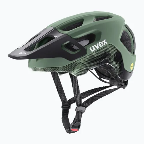 Kask rowerowy UVEX React MIPS moss green/black matt
