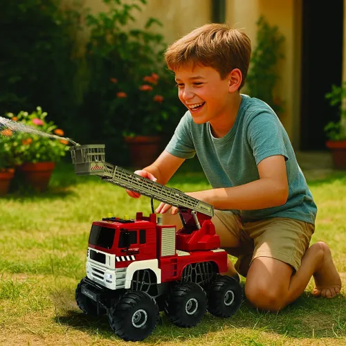 Samochód zdalnie sterowany LEXIBOOK Wóz strażacki Crosslander Pro RCP20