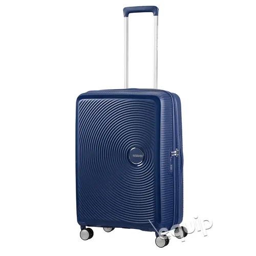 Средний чемодан American Tourister Soundbox - midnight navy