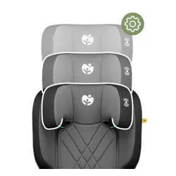 Fotelik samochodowy TULANO Joy 45 I-Size 100-150 cm (15-36 kg) Szary