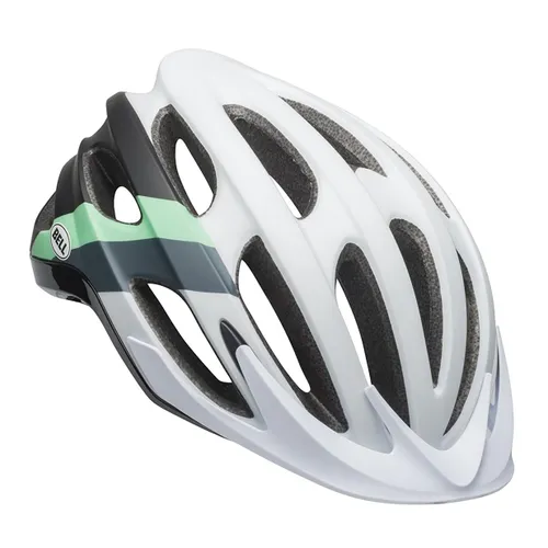 Kask rowerowy Bell Drifter matte gloss white black/mint