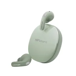 Słuchawki bezprzewodowe HiFuture FlyBuds4 Dokanałowe Bluetooth 5.4 Funkcje AI z tłumaczeniem ponad 130 języków Zielony